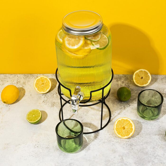 Диспенсер для напитков с подставкой 4 л SUPERBUTELKI.PL