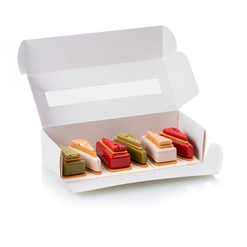 KIT CAKE TO GO45 Набір форм для випічки (2 шт.) 75х38 h23 мм і 52х25 h7 мм + каттер