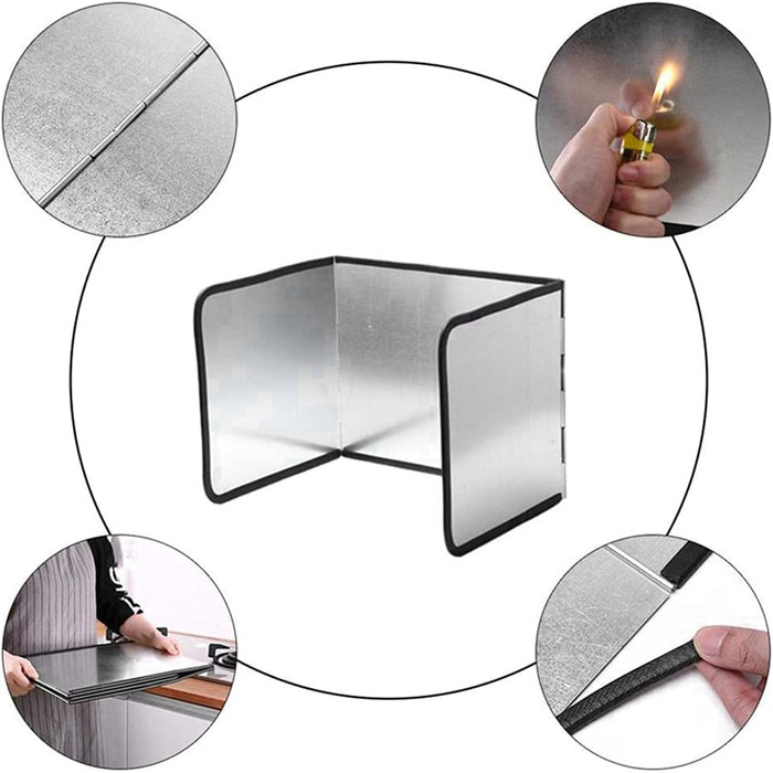 Антипригарный складной кухонный передник от брызг 40 х 40 см Jjoer