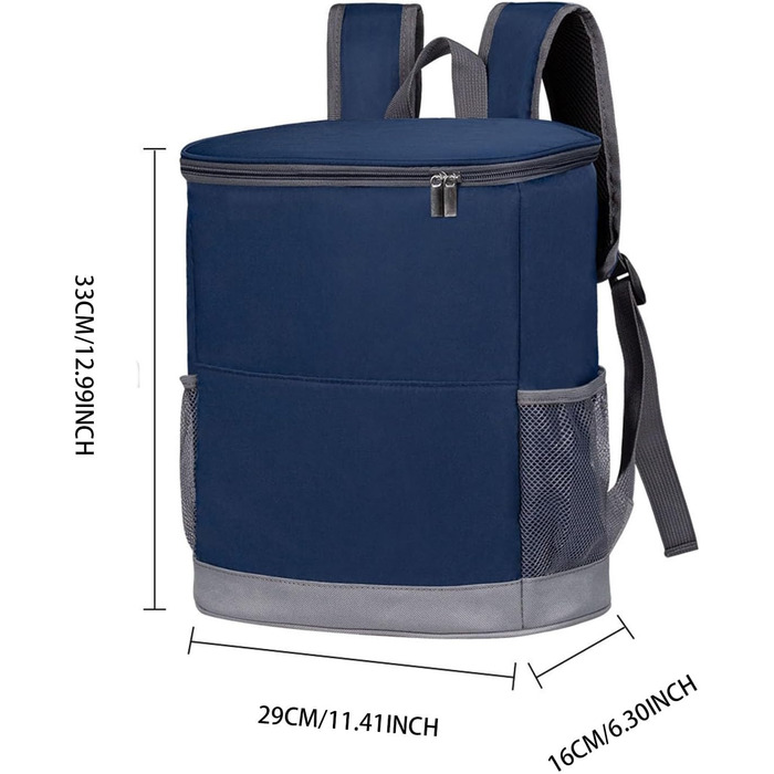 Большой терморюкзак синий Generisch