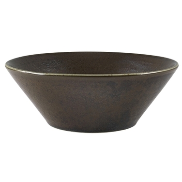Миска конусная 16 см, 540 мл, Terra Porcelain Black, GenWare