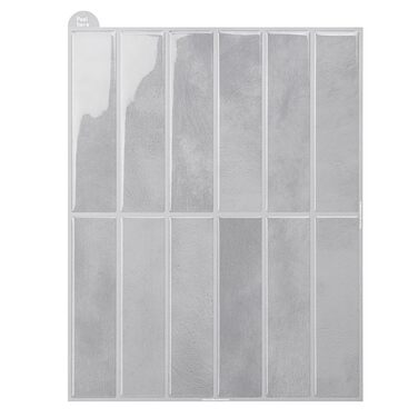 Самоклеюча настінна плитка, 3D плитка для кухні, що самоклеїться, легко миється, самоклеюча кухонна плитка для оздоблення та ремонту дому, 28x22 см, 10 аркушів (сіра)