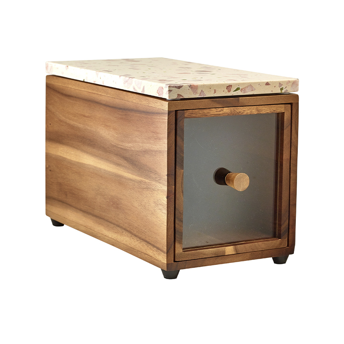 Хлібниця дерев'яна 17.6*32.5*h 19 см, Acacia Wood, Genware