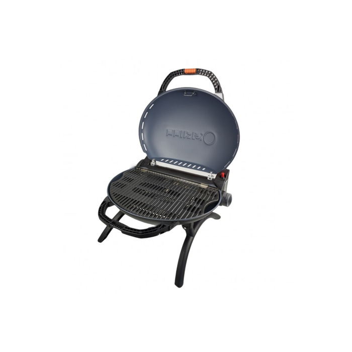 КОМПЛЕКТ Портативный переносной газовый гриль O-GRILL 600T, серебро+шланг в подарок! Код: 011681