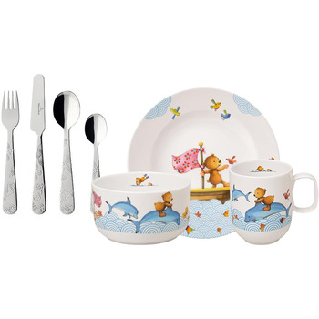 Набор детской посуды 7 предметов в подарочной упаковке Happy as a Bear Villeroy & Boch