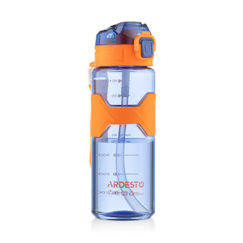 Бутылка для воды Ardesto Fitness 800мл, пластик, синий