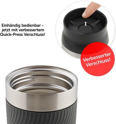 Термочашка класична 500 мл антрацит Blumtal