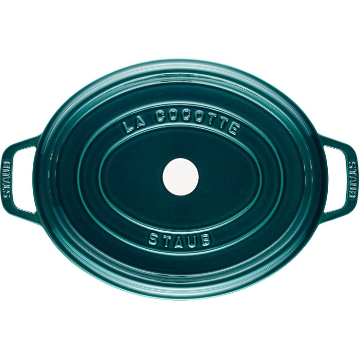 Каструля / жаровня 31 см з кришкою овальна La Mer Staub