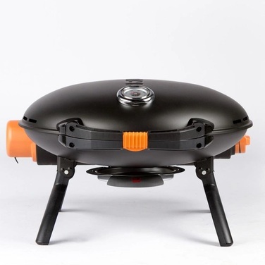 КОМПЛЕКТ Портативний переносний газовий гриль O-GRILL 600T, чорний + шланг в подарунок! Код: 011677
