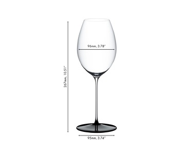 Бокал для красного вина Эрмитаж 668 мл, Fatto A Mano Black Tie Riedel