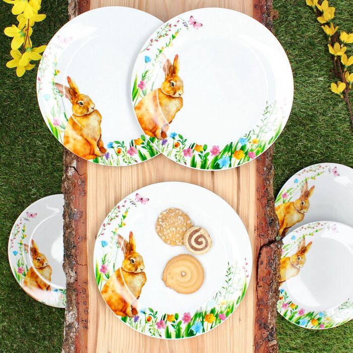 Набір із 6 тарілок до Великодня MamboCat