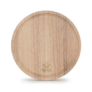 Обробна дошка Fissman кругла 25x25x1,5 см гівея (8067)