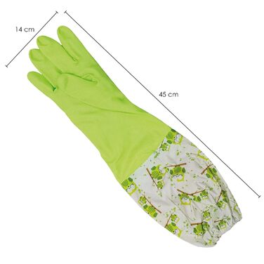 Резиновые перчатки для мытья посуды 45 см. TRIXES