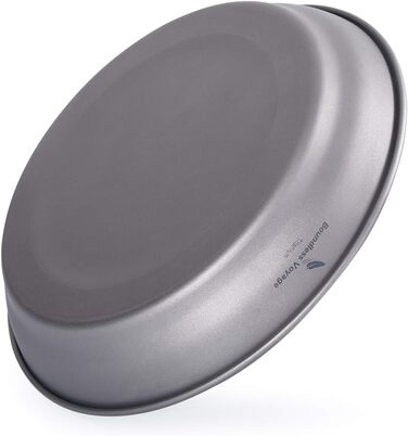 Мл Титанові миски Тарілка Ультралегка одностінна чаша Тарілка Відкритий кемпінговий посуд Кухонне приладдя з сумкою для перенесення Ti1107T (Ti1108T Plate S.), 800