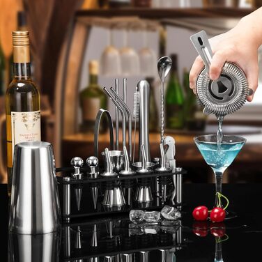 Профессиональный коктейльный набор 20 предметов для бара Cinnani