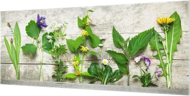 Скляний фартух із зображенням трав 125 х 50 см Bilderwelten