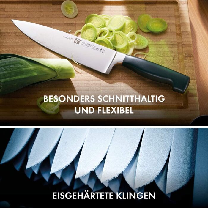 Набор ножей с блоком, 7 предметов, белый Four Star Zwilling