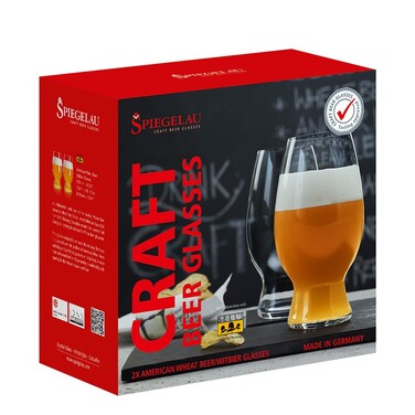 Набір келихів для пшеничного пива 750 мл, 2 предмета Craft Beer Glasses Spiegelau