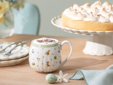 Набор из 6 кружек с ручкой 0,35 л и 6 блюдец Easter Delight Villeroy & Boch