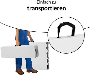 Стіл та лавки для кемпінгу 183 х 76 х 74 см Casaria