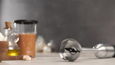 Ручний блендер 1500 Вт Power TitanBlack 1500 XL з аксесуарами, набір 7 предметів TotalMix Cecotec