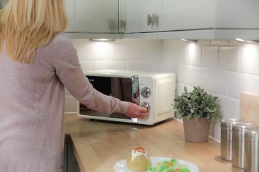 Мікрохвильова піч 17 л, 700 Вт, кремовий RHMM701C Russell Hobbs