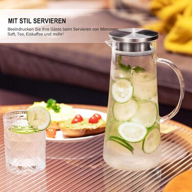 Кувшин с крышкой и щеткой для горячих/холодных напитков 2,1 л SUSTEAS