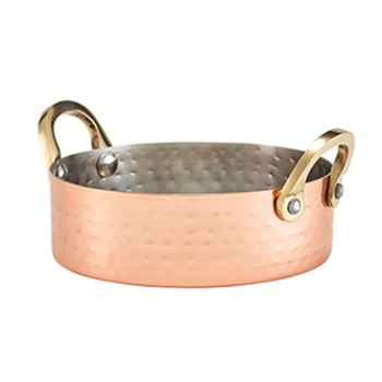 Мини-кастрюлька 12*3.5 см, 400 мл, медное покрытие, GenWare