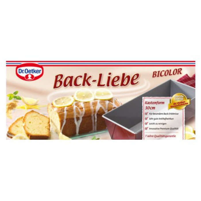Форма для випічки пирога / хліба червона Ø 30 см Back-Liebe Bicolor Dr. Oetker