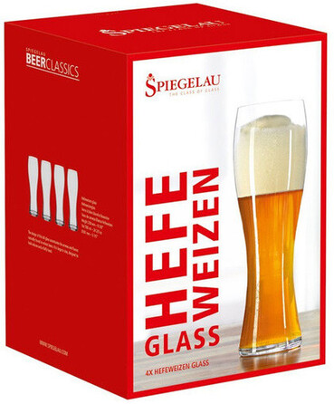 Набір келихів для пшеничного пива Weizen Glass 700 мл, 4 предмета Beer Classics Spiegelau