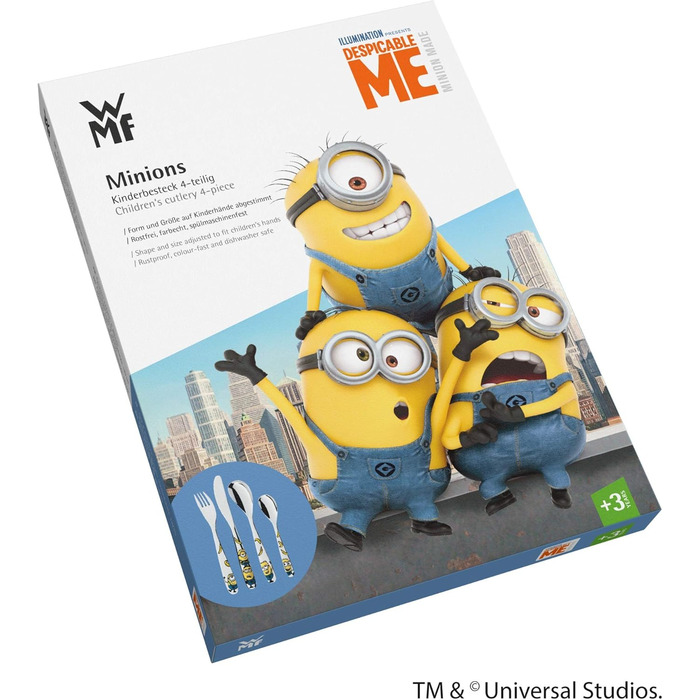 Набір дитячих столових приборів 4 предмета Minions WMF