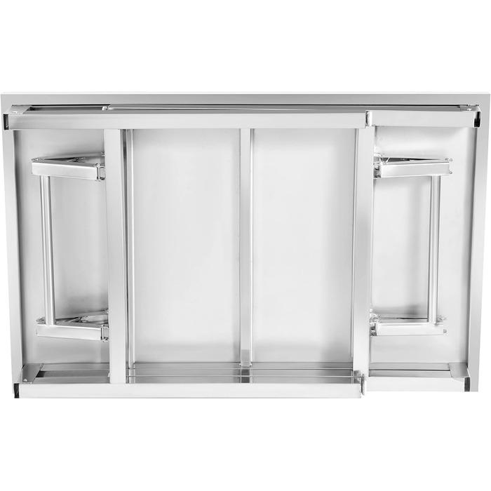 Складаний стіл з нержавіючої сталі 100 x 60 х 86 см FINEUNAN