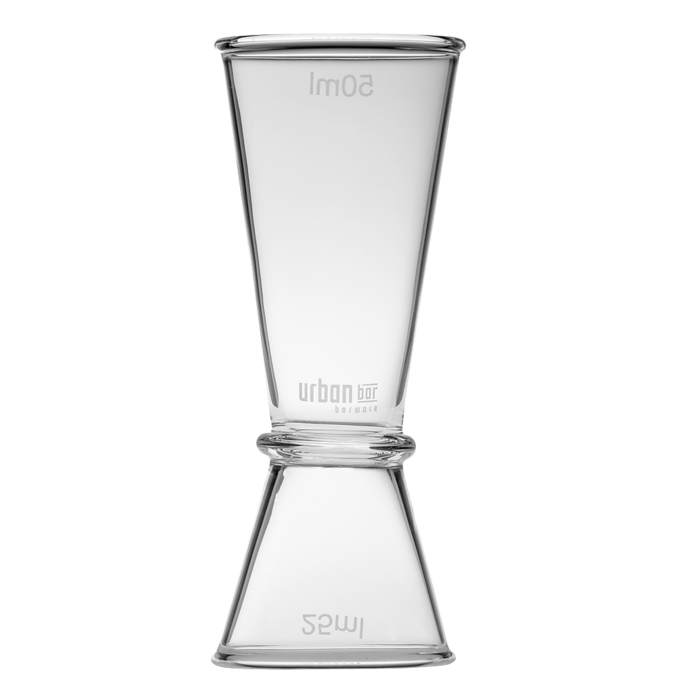 Джіггер 25/50 мл, 5 x 5.1 x 11.5 см, скляний Urbanbar (Урбанбар)