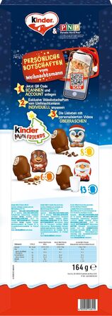 Адвент-календар 2025 із 27 шоколадними делікатесами, 164 г Mini Friends Kinder
