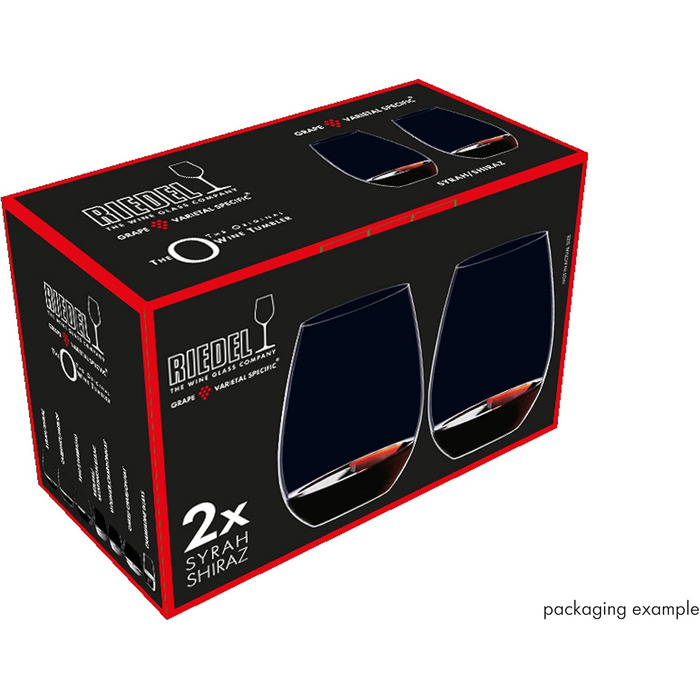 Набір з 2 келихів без ніжки для червоного вина Шираз 0,67 л, O Wine Tumbler Riedel