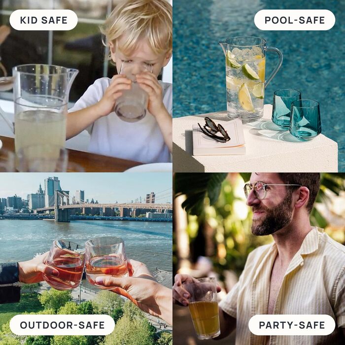 Набор стаканов для пива 4 шт 625 мл Drinique