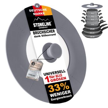 Универсальная крышка 7-в-1 для кастрюль и сковородок STONELINE