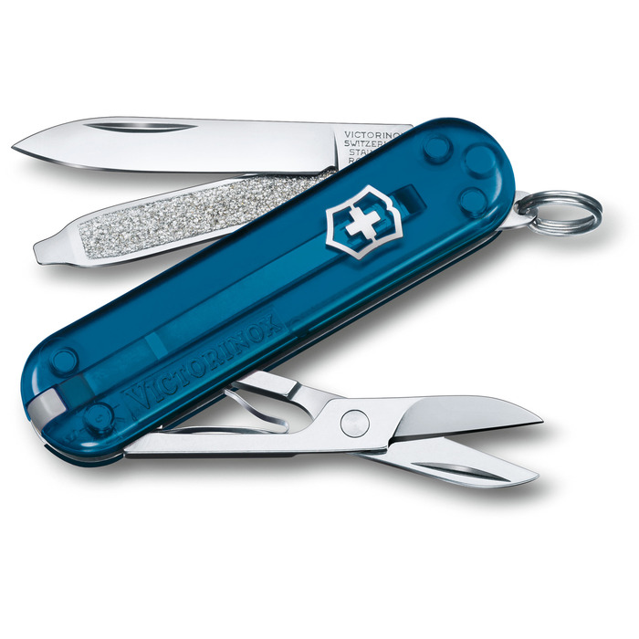 Ніж швейцарський 7 функцій, 58 мм, Victorinox Classic SD Colors Sky High