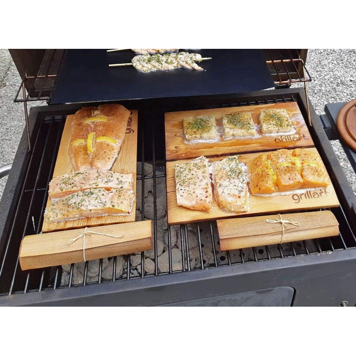 Набір із 6 дошок для гриля 30 х 14 см grillart