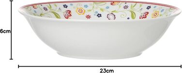 Сервірувальна миска з квітковим декором 23 см Ritzenhoff & Breker