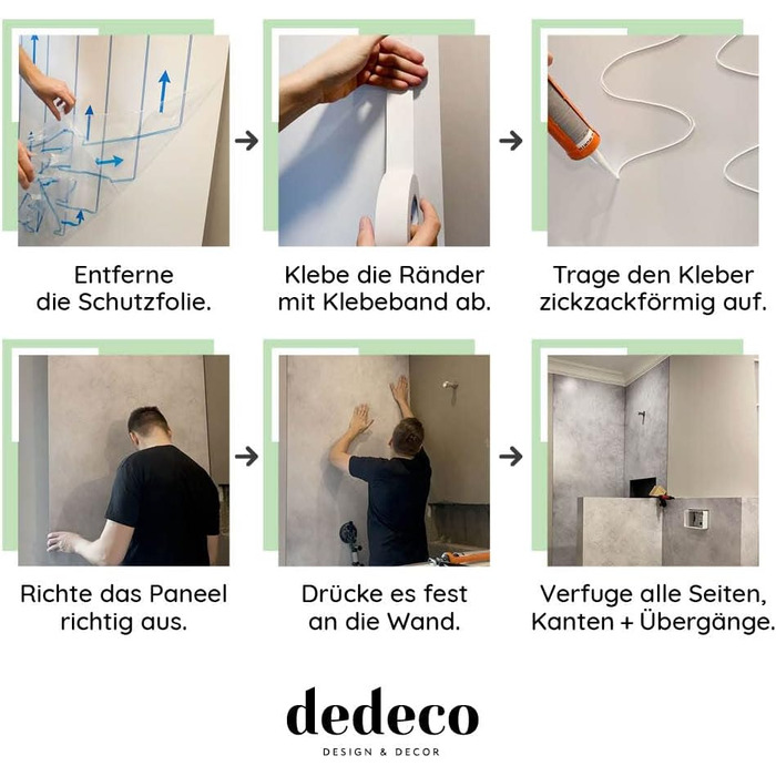 Брызкозащитный экран для кухонной стены 240 x 60 см dedeco