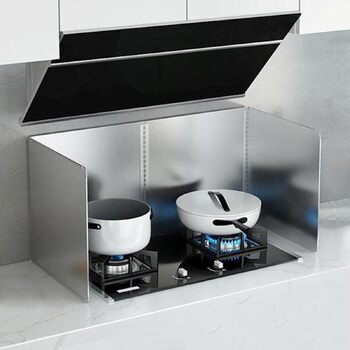 Складний настінний бризкозахисний екран для кухні 100 х 50 х 50 см Tauzveok