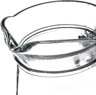 Скляний глечик з носиком та зручною ручкою 1,3 л KADAX