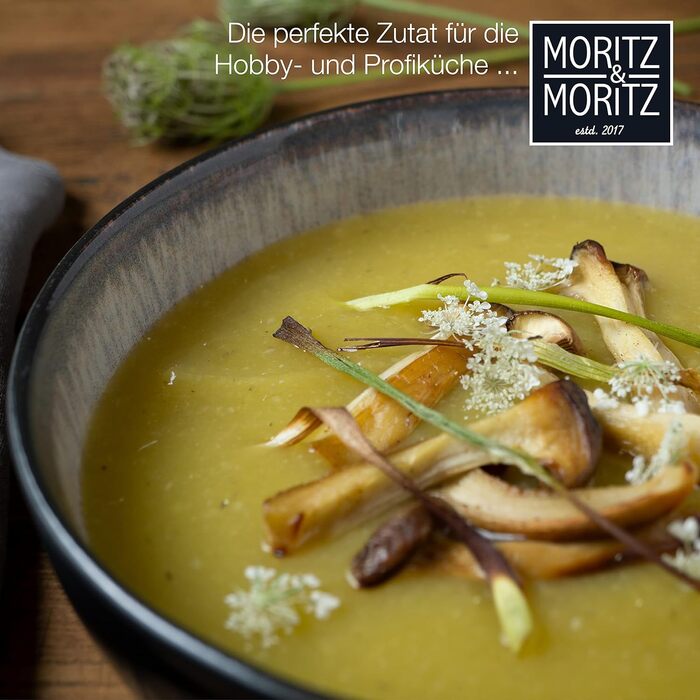 Набір посуду Moritz & Moritz VIDA з 18 предметів 6 осіб Елегантний набір тарілок з високоякісної порцеляни посуд, що складається з 6 обідніх тарілок, 6 десертних тарілок, 6 тарілок для супу (6 тарілок для супу)