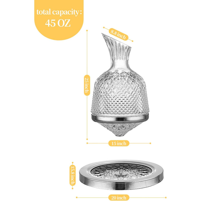 Декантер для вина 1,3л Paysky