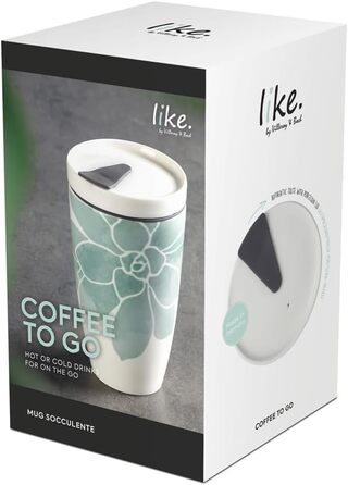 Термокружка дорожная 0,35 л, зеленый цветок Coffee to Go Villeroy & Boch