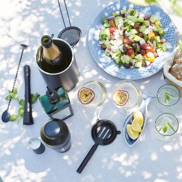 Охолоджувач для вина з нержавіючої сталі Point Virgule, чорний, 11,9 см, можна мити в посудомийній машині