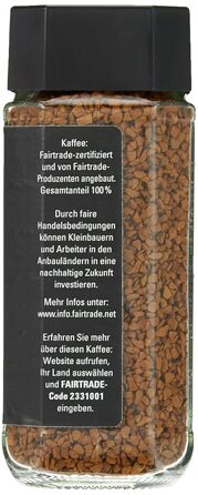 Розчинна кава Mount Hagen, 100 г (чорна, 16,67 г (36 шт.))