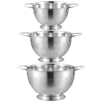 Набор из 3 металлических сит из нержавеющей стали KINGBON
