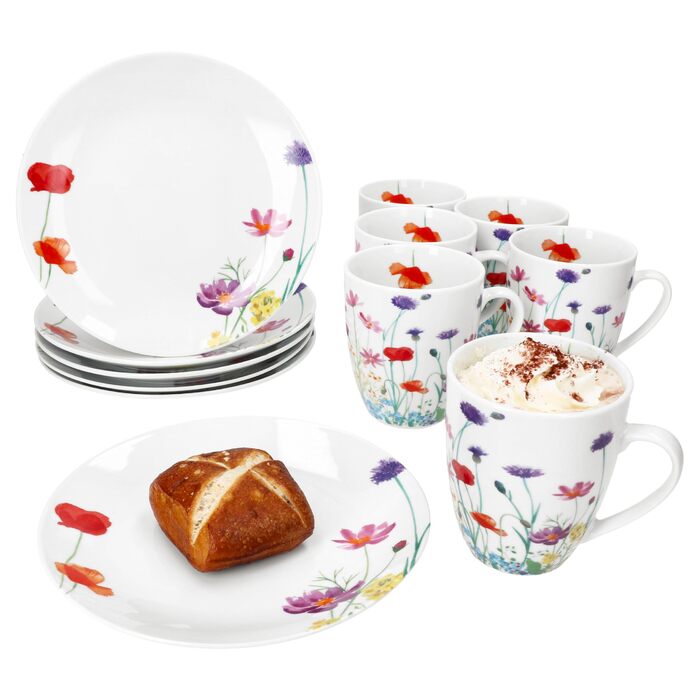 Сніданковий набір з 12 предметів на 6 осіб MamboCat